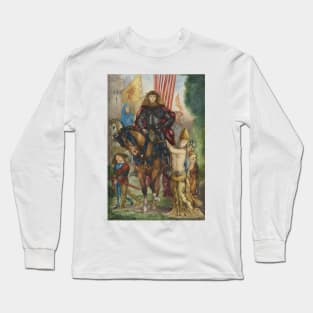 Reitre et Captives by Gustave Moreau Long Sleeve T-Shirt